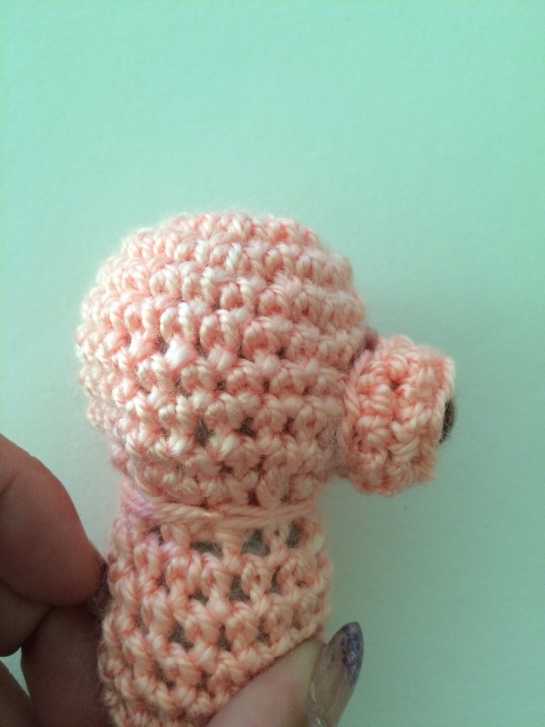 Blog-Inhaltsbild für 'Kostenlose Häkelanleitung - Kleines Schweinchen - Schlüsselanhänger/Taschenbaumler'