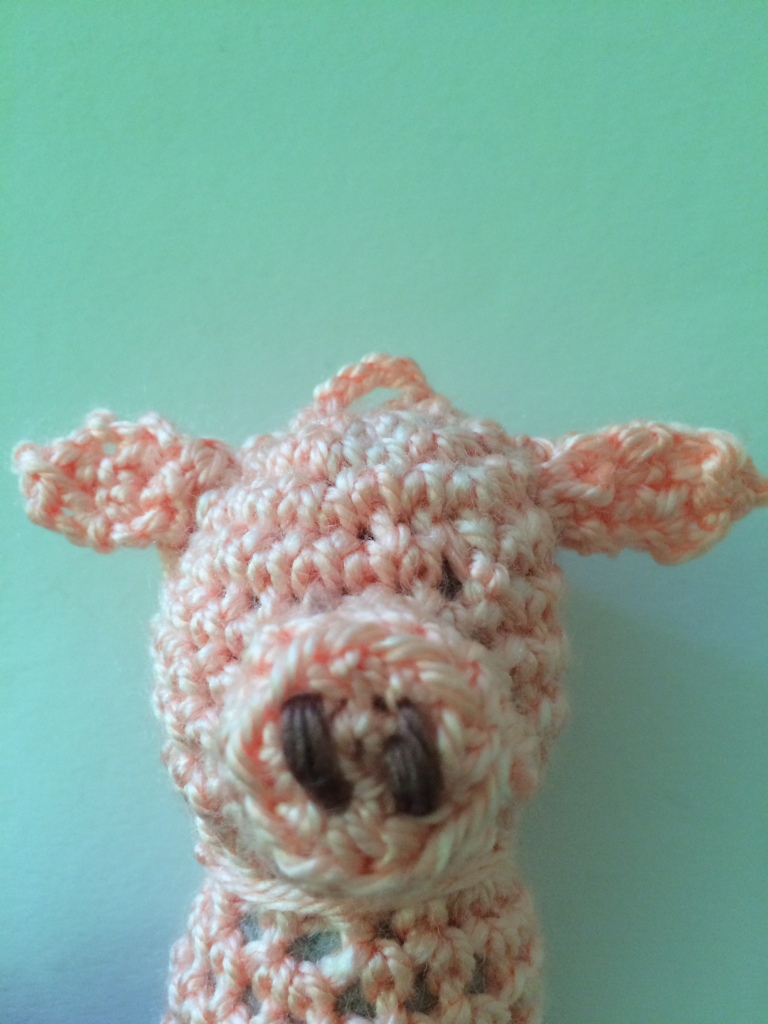 Blog-Inhaltsbild für 'Kostenlose Häkelanleitung - Kleines Schweinchen - Schlüsselanhänger/Taschenbaumler'