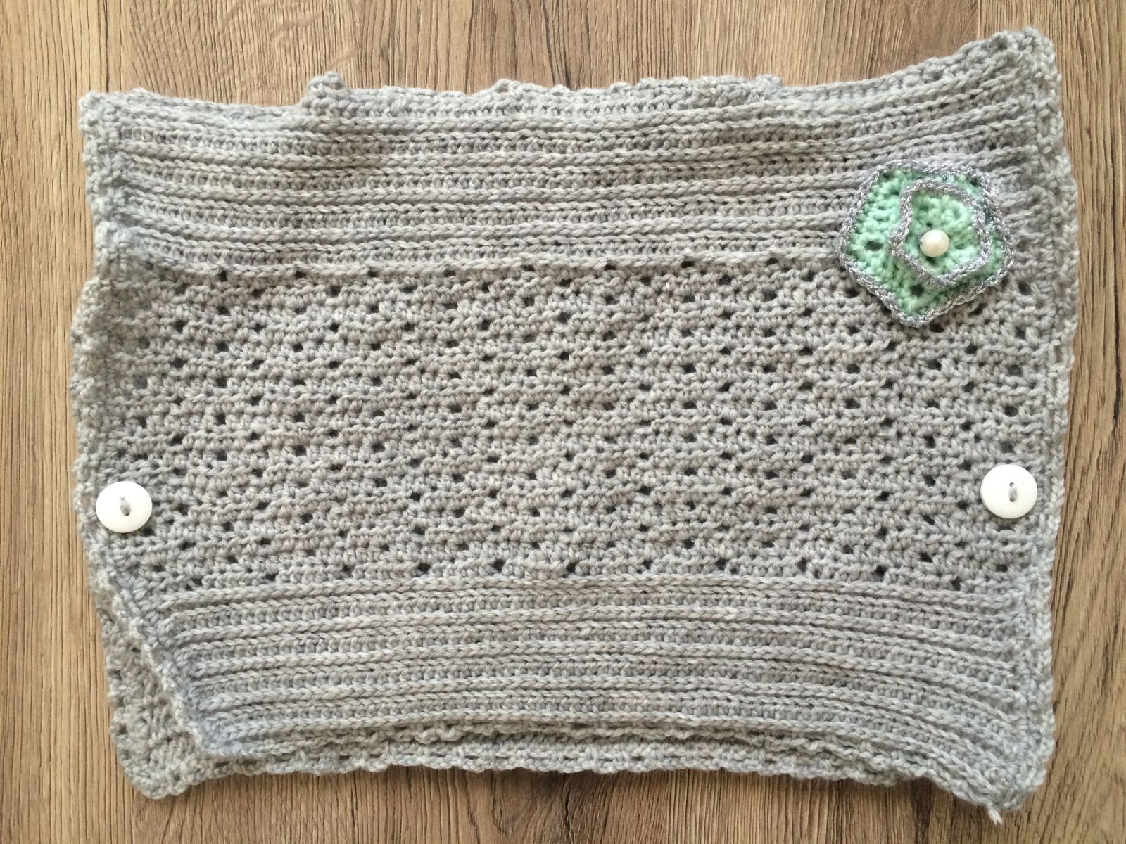 Blog-Inhaltsbild für 'Hübsche Eisblüte, kostenlose Häkelanleitung'