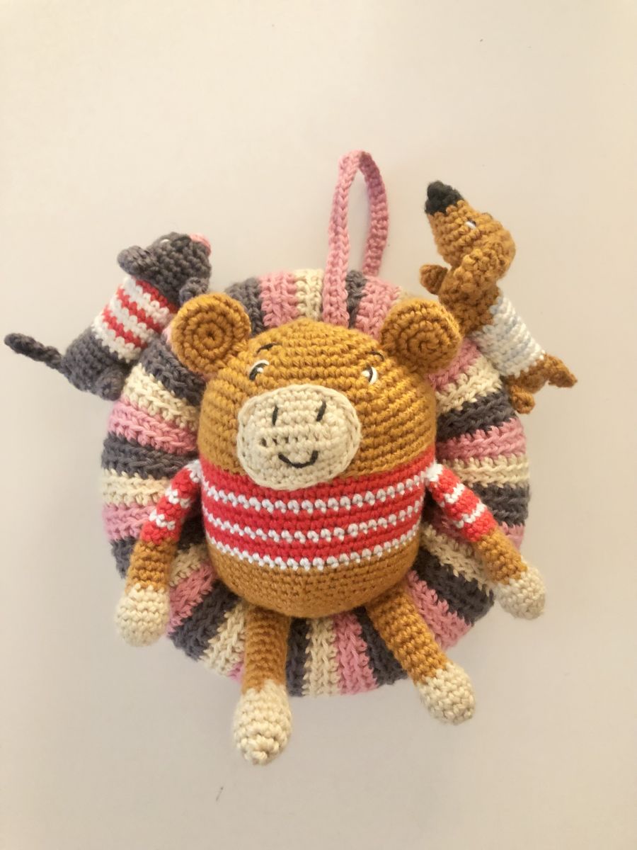 Blog-Inhaltsbild für 'Kostenlose Anleitung Affen-Kranz'