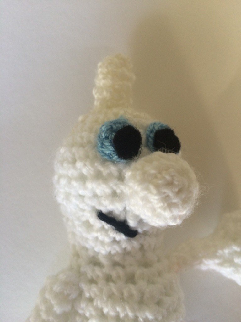 Blog-Inhaltsbild für 'Kostenlose Häkelanleitung - Türkranz Deko Halloween'