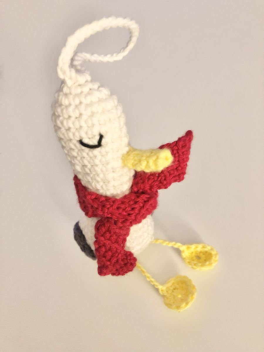 Blog-Inhaltsbild für 'Kostenlose Anleitung Baumschmuck Möwe'