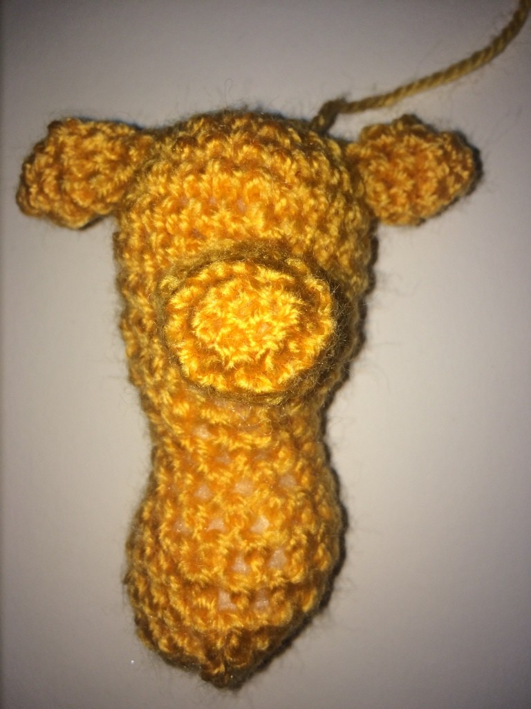 Blog-Inhaltsbild für 'Kostenlose Häkelanleitung - Kleine Giraffe - Schlüsselanhänger Taschenbaumler'