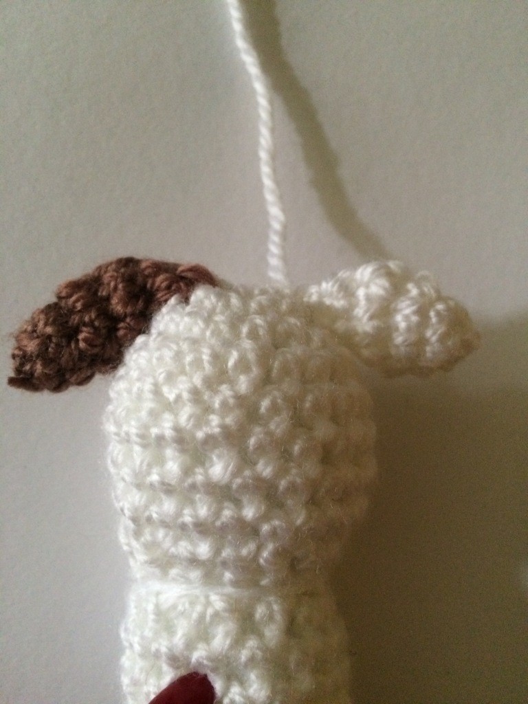 Blog-Inhaltsbild für 'Kostenlose Häkelanleitung - Kleine Kuh -Schlüsselanhänger Taschenbaumler'