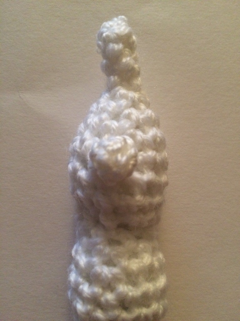 Blog-Inhaltsbild für 'Kostenlose Häkelanleitung - kleiner Geist in der Lampe mit LED Licht'