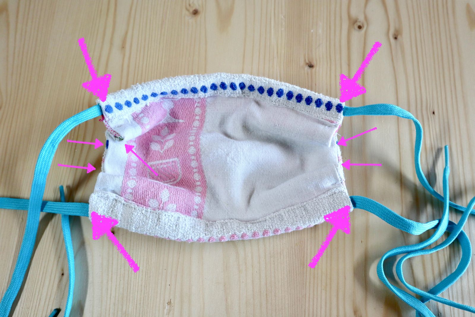 Blog-Inhaltsbild für 'In 5-Minuten Mundmaske einfach NÄHEN in 2 Varianten Upcycling Staubmaske, waschbar & nachhaltig Face Protection waschbar bis 95°'