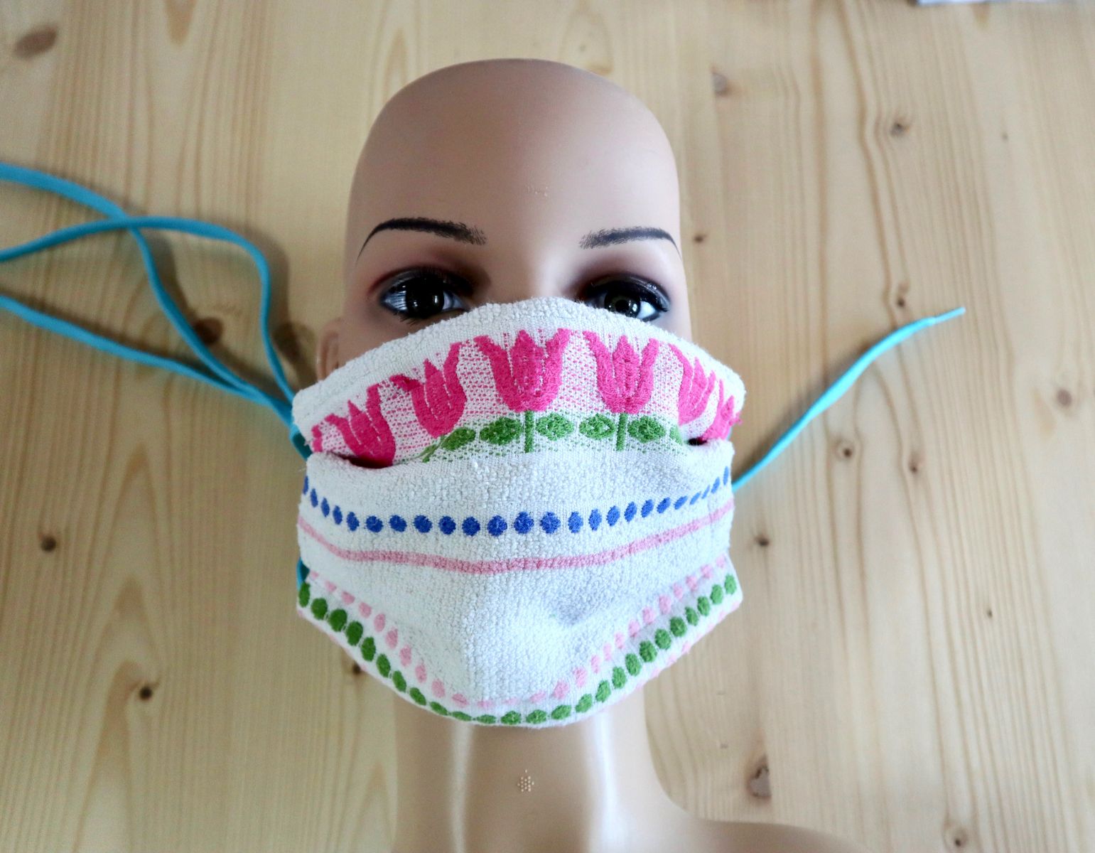Blog-Inhaltsbild für 'In 5-Minuten Mundmaske einfach NÄHEN in 2 Varianten Upcycling Staubmaske, waschbar & nachhaltig Face Protection waschbar bis 95°'