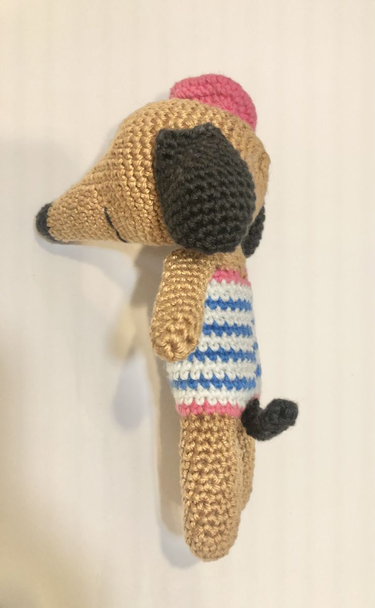 Blog-Inhaltsbild für 'Kostenlose Häkelanleitung Dackel'