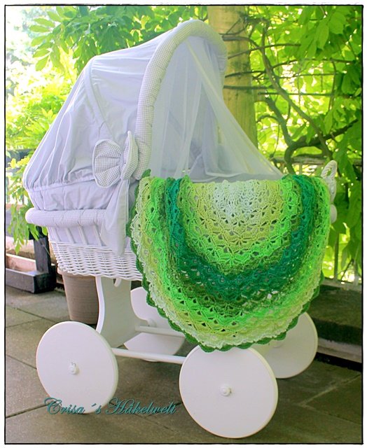 Blog-Inhaltsbild für 'Häkelanleitung runde Babydecke ++ Alisa ++'