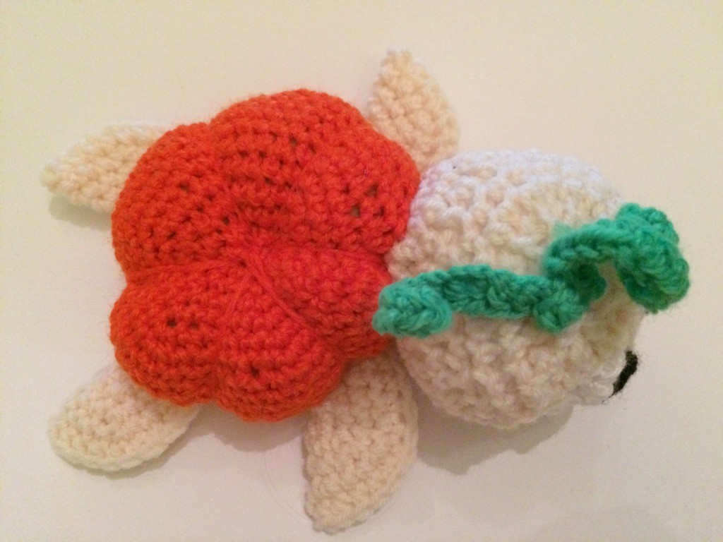 Blog-Inhaltsbild für 'Kostenlose Häkelanleitung - Kleine Halloween - Schildkröte'