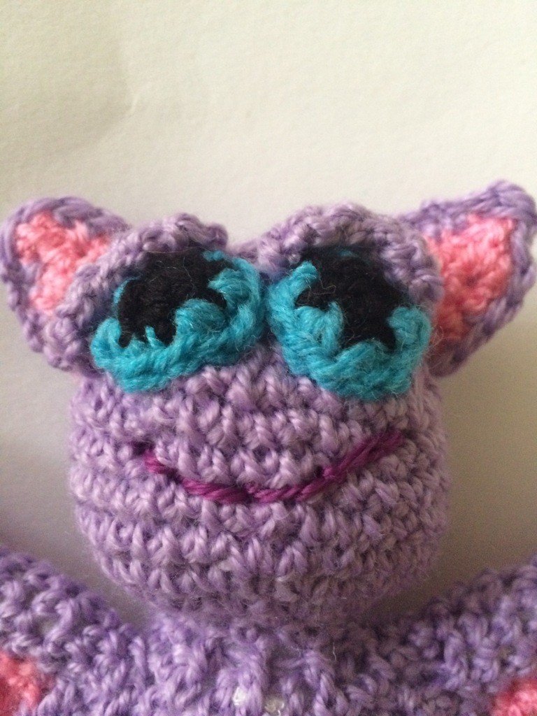 Blog-Inhaltsbild für 'Kostenlose Häkelanleitung - Kleine Fledermaus'