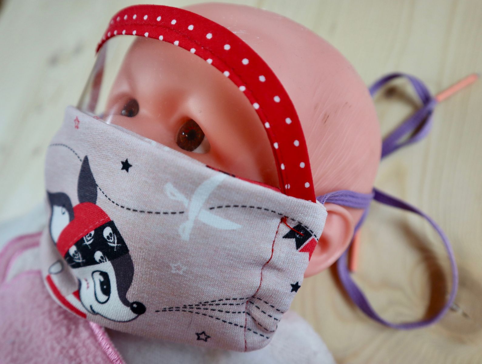Blog-Inhaltsbild für 'MUNDMASKE FIX NÄHEN mit Visier einfach nähen Jersey Baumwolle Gr. S-XL ATEMMASKE Gesichtsmaske Mundbedeckung Nasenmaske Behelfsmaske mit Spritzschutz'