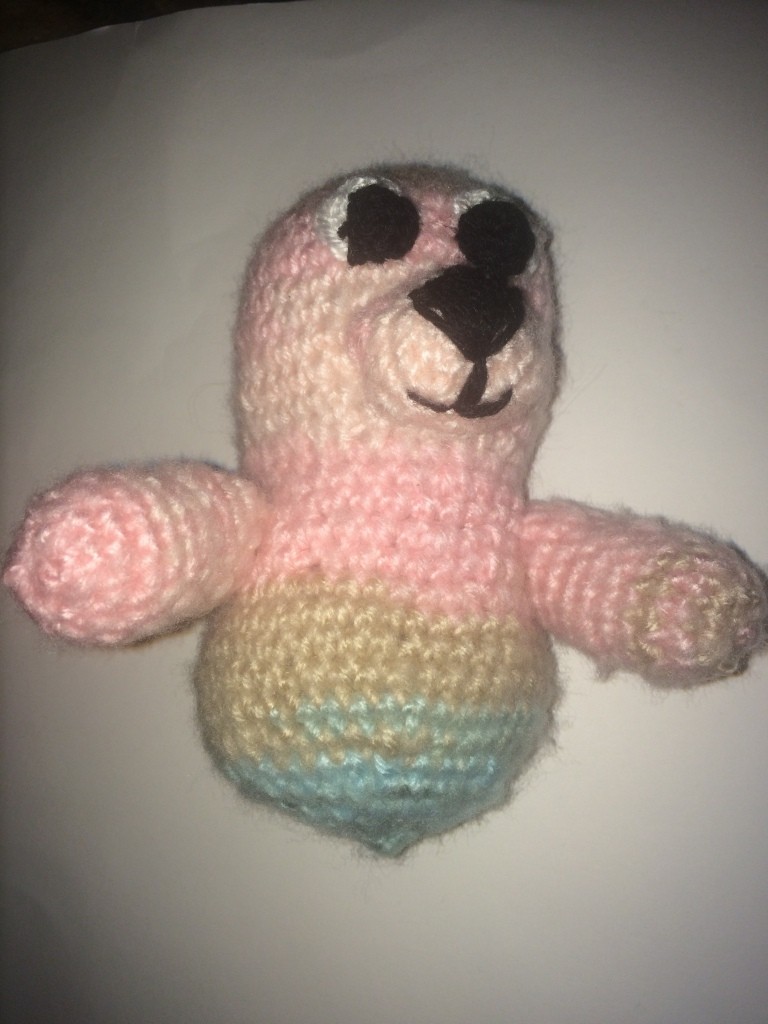 Blog-Inhaltsbild für 'Kostenlose Häkelanleitung - Kleines Winterbärchen'