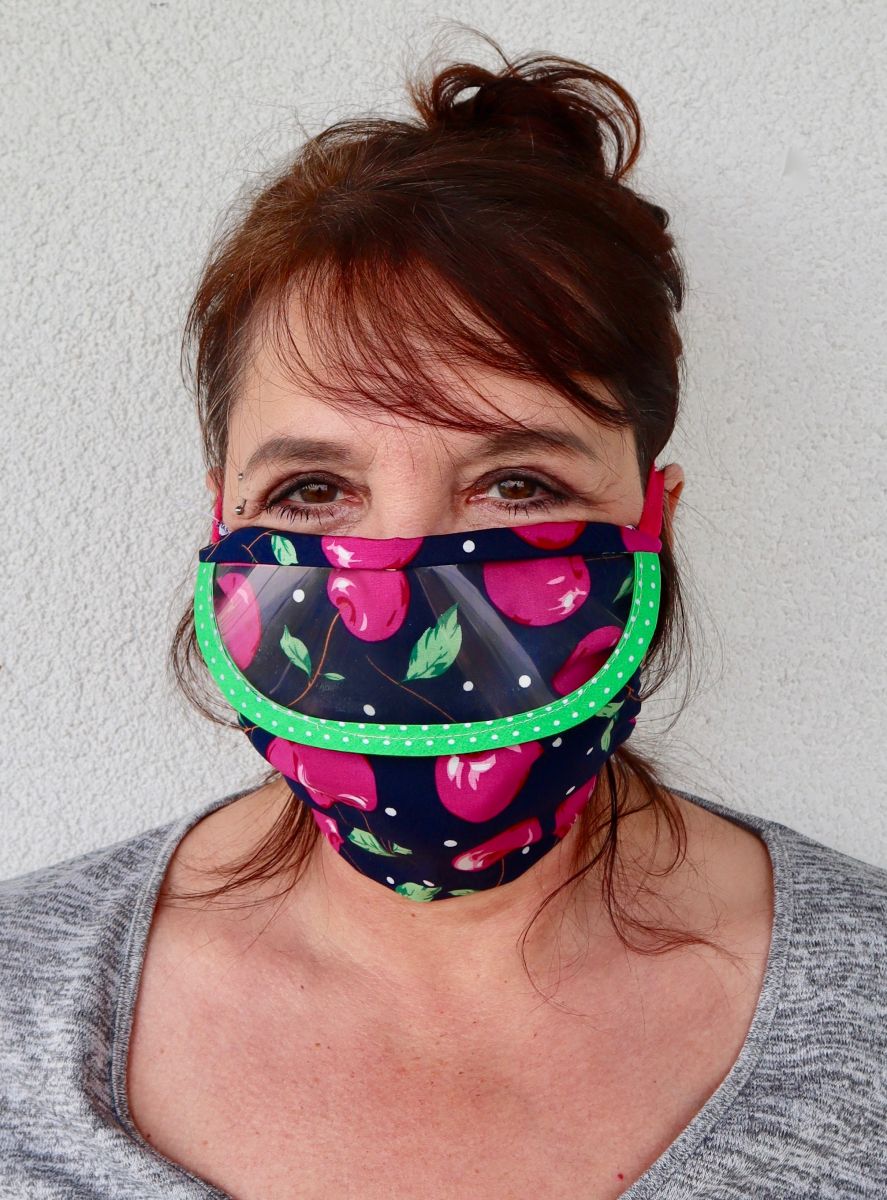 Blog-Inhaltsbild für 'MUNDMASKE FIX NÄHEN mit Visier einfach nähen Jersey Baumwolle Gr. S-XL ATEMMASKE Gesichtsmaske Mundbedeckung Nasenmaske Behelfsmaske mit Spritzschutz'