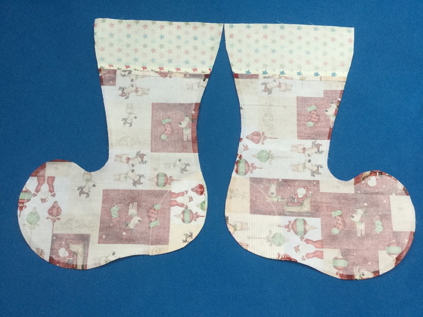 Blog-Inhaltsbild für 'kostenlose Nähanleitung einfache Nikolaussocke'