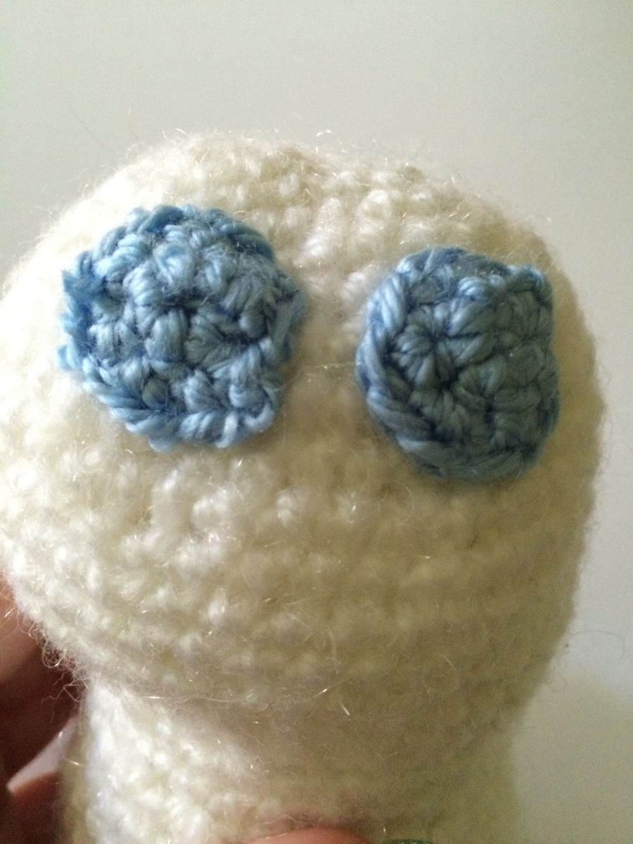 Blog-Inhaltsbild für 'Kostenlose Häkelanleitung - Kleiner Schneemann'