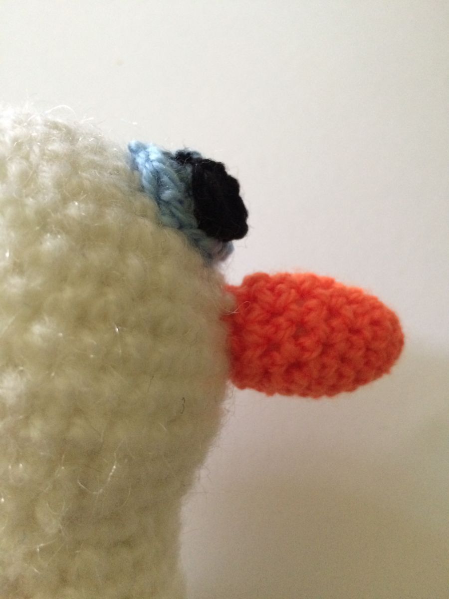 Blog-Inhaltsbild für 'Kostenlose Häkelanleitung - Kleiner Schneemann'