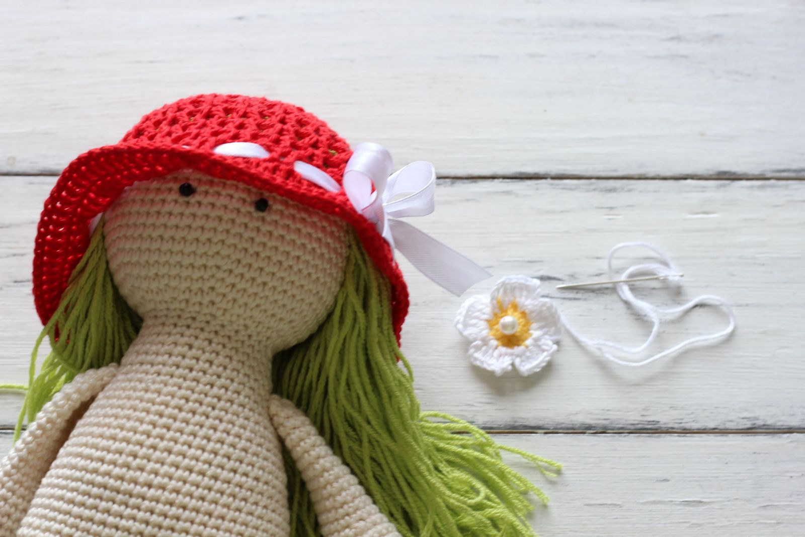 Blog content image for 'Free Crochet Pattern for Strawberry Doll Clothes'