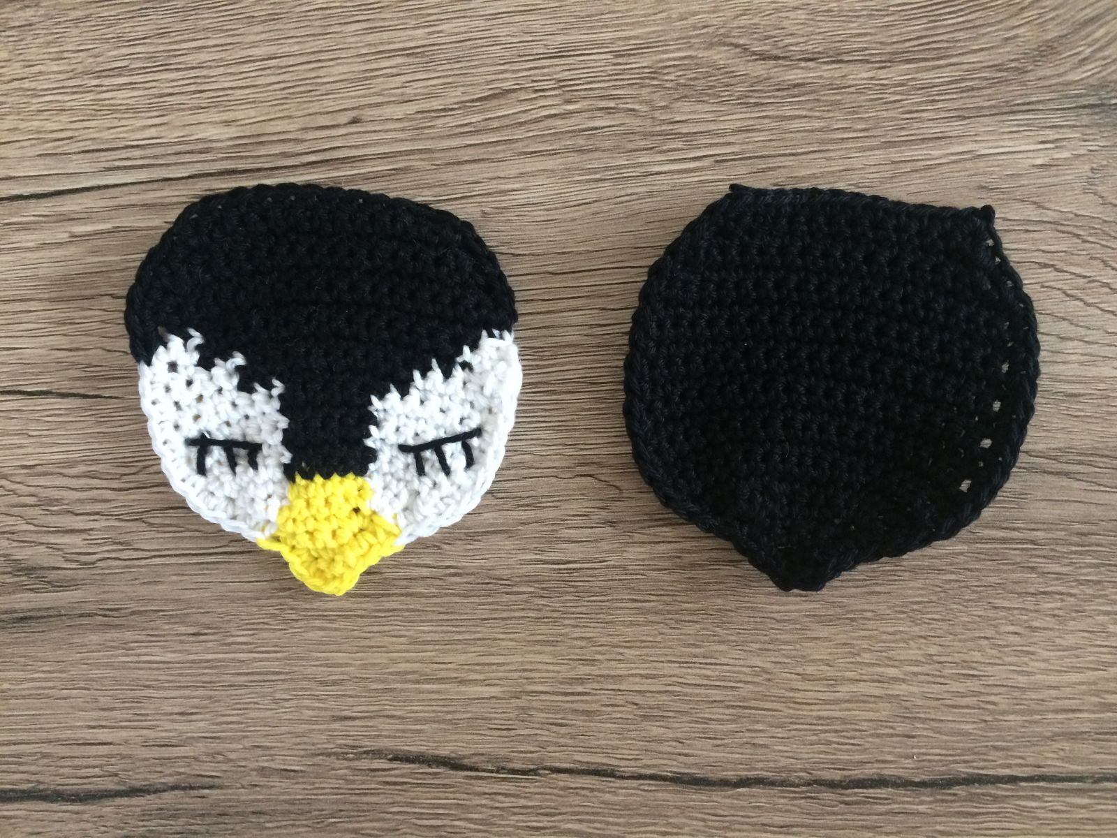 Blog-Inhaltsbild für 'Pinguinapplikation, kostenlose Häkelanleitung'