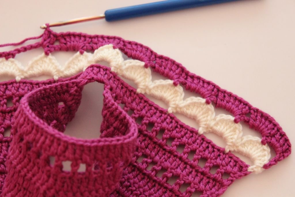 Blog content image for 'Free Crochet Pattern for Baby Overall Orchid'