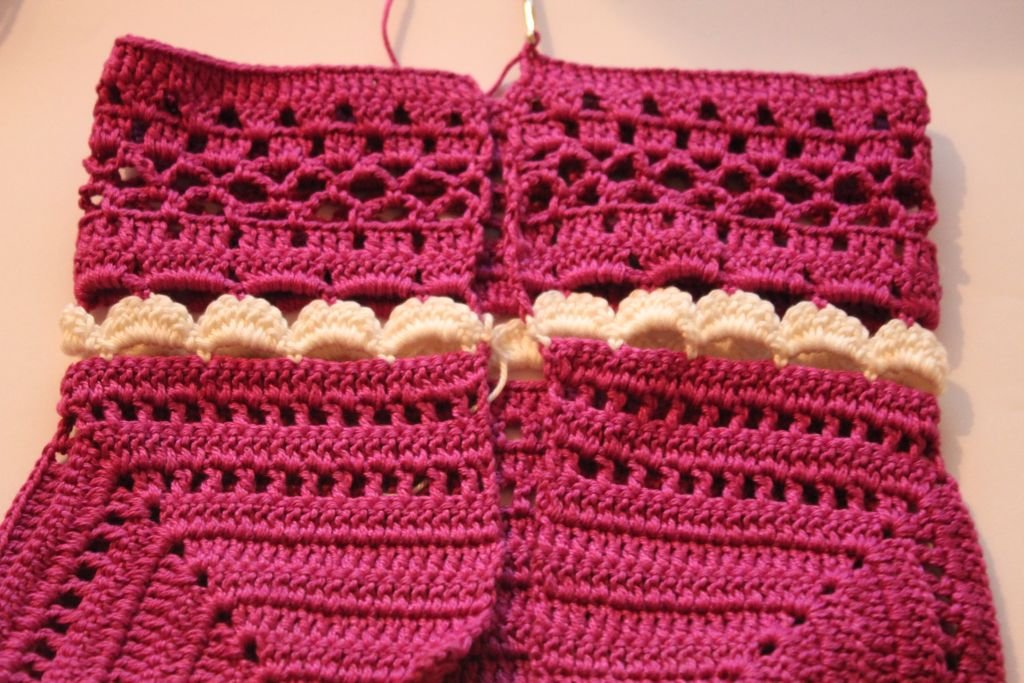 Blog content image for 'Free Crochet Pattern for Baby Overall Orchid'