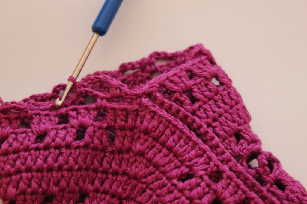 Blog content image for 'Free Crochet Pattern for Baby Overall Orchid'