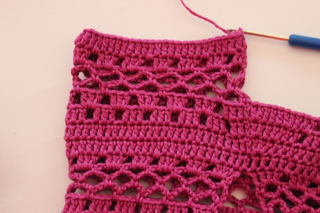 Blog content image for 'Free Crochet Pattern for Baby Overall Orchid'