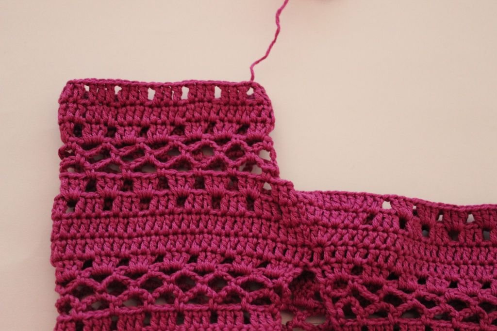 Blog content image for 'Free Crochet Pattern for Baby Overall Orchid'