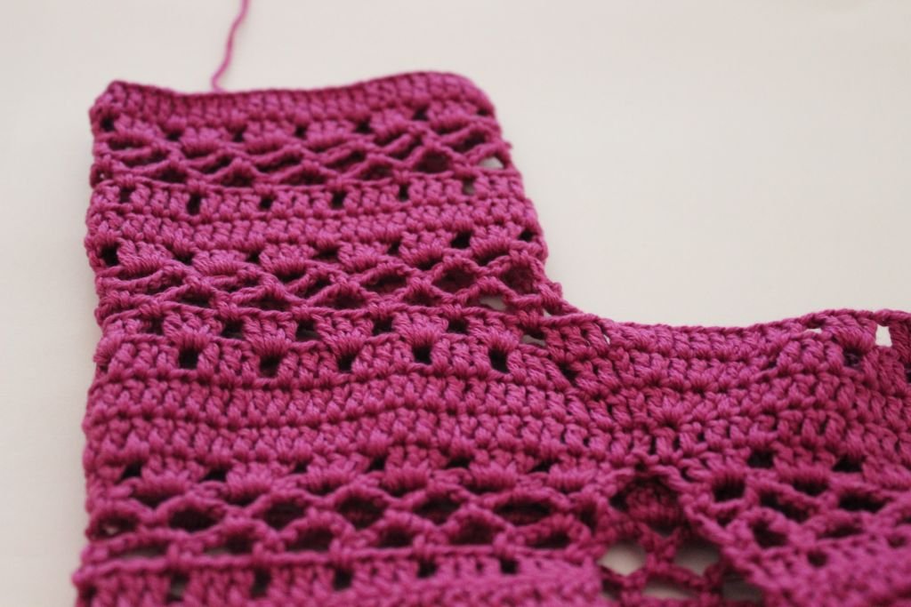 Blog content image for 'Free Crochet Pattern for Baby Overall Orchid'