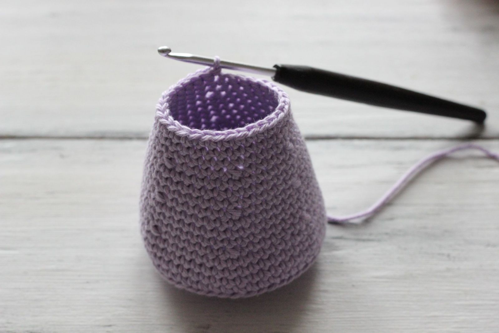 Blog content image for 'Free Crochet Pattern for Lavender Sachet Doll'