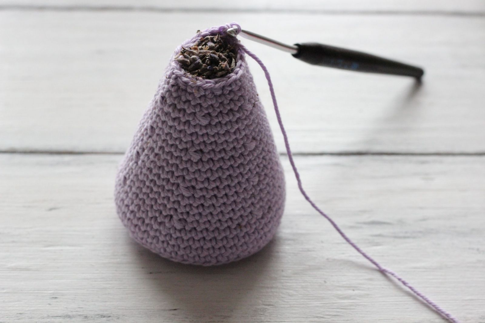 Blog content image for 'Free Crochet Pattern for Lavender Sachet Doll'