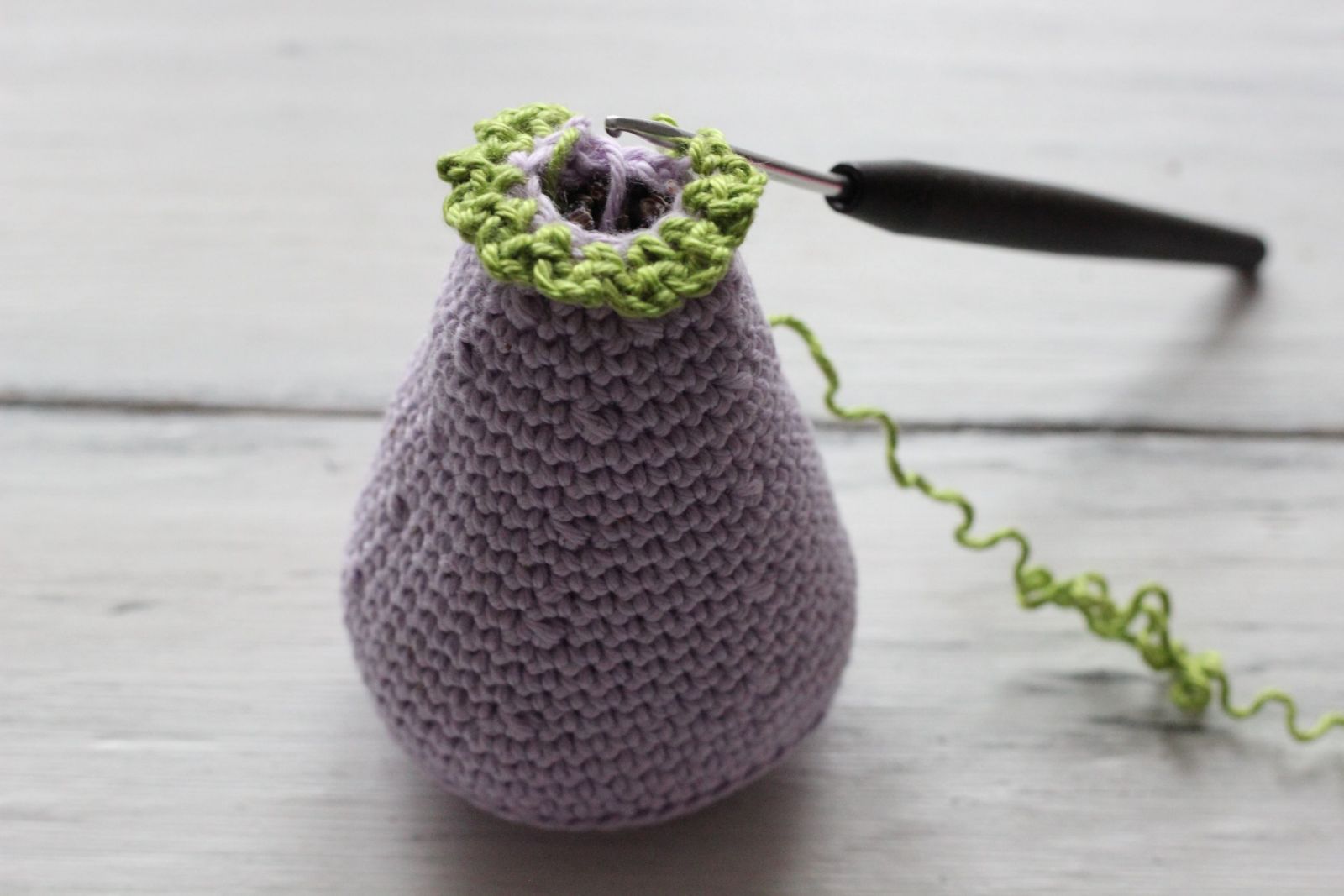 Blog content image for 'Free Crochet Pattern for Lavender Sachet Doll'