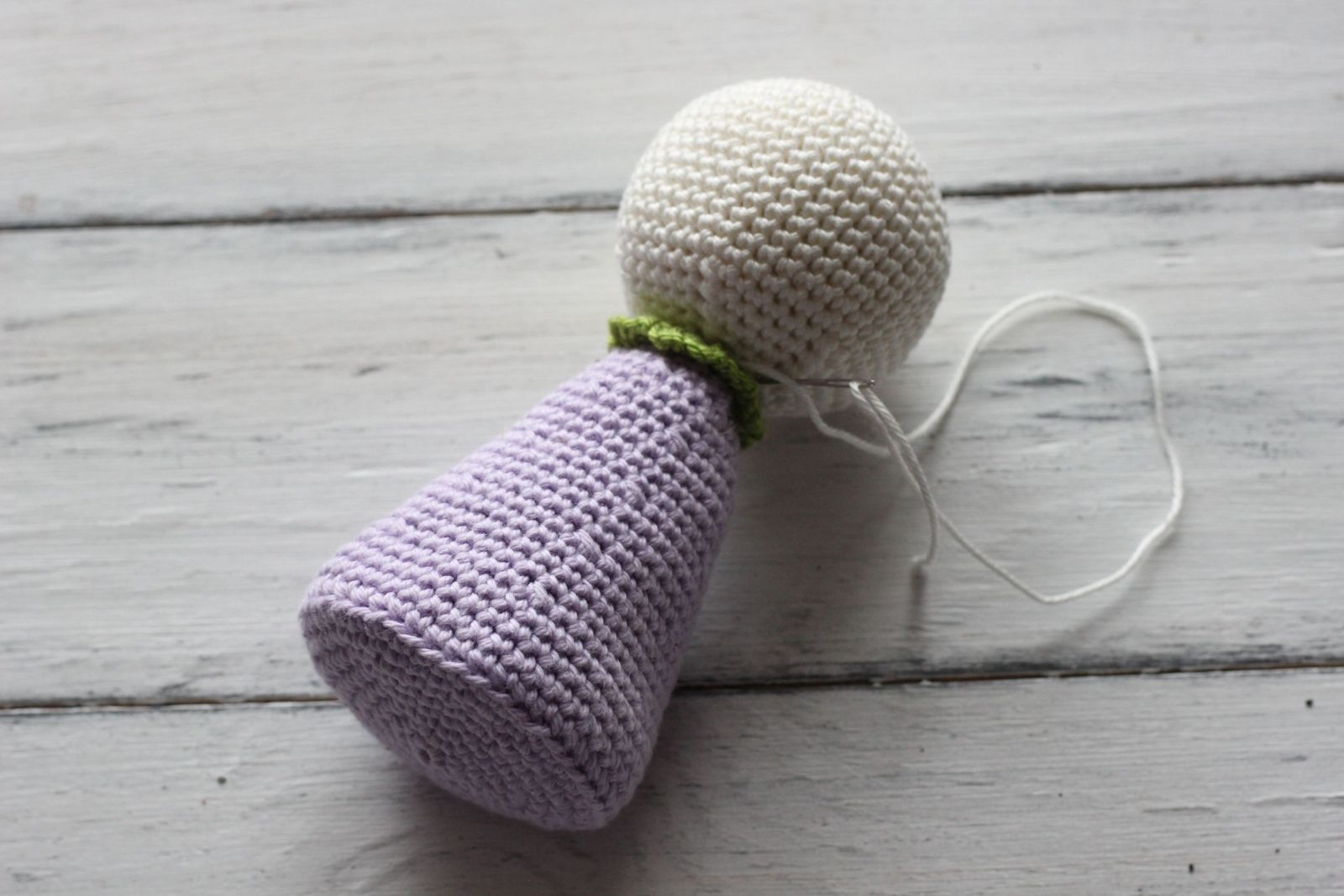 Blog content image for 'Free Crochet Pattern for Lavender Sachet Doll'