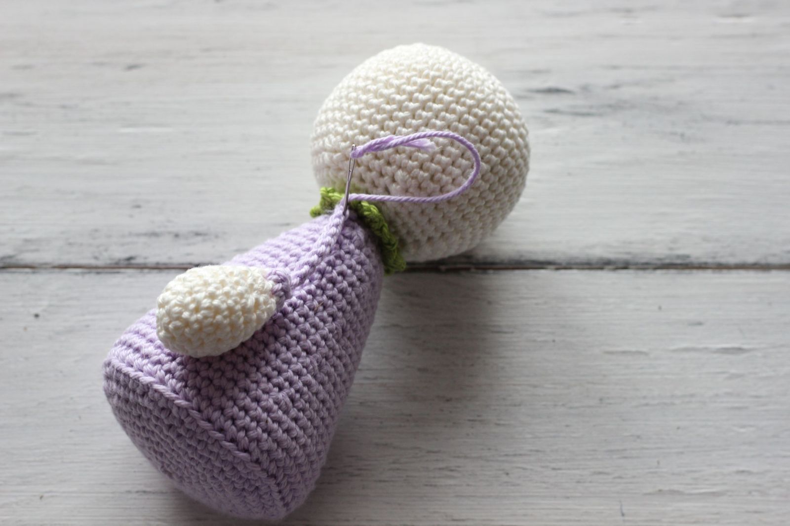 Blog content image for 'Free Crochet Pattern for Lavender Sachet Doll'