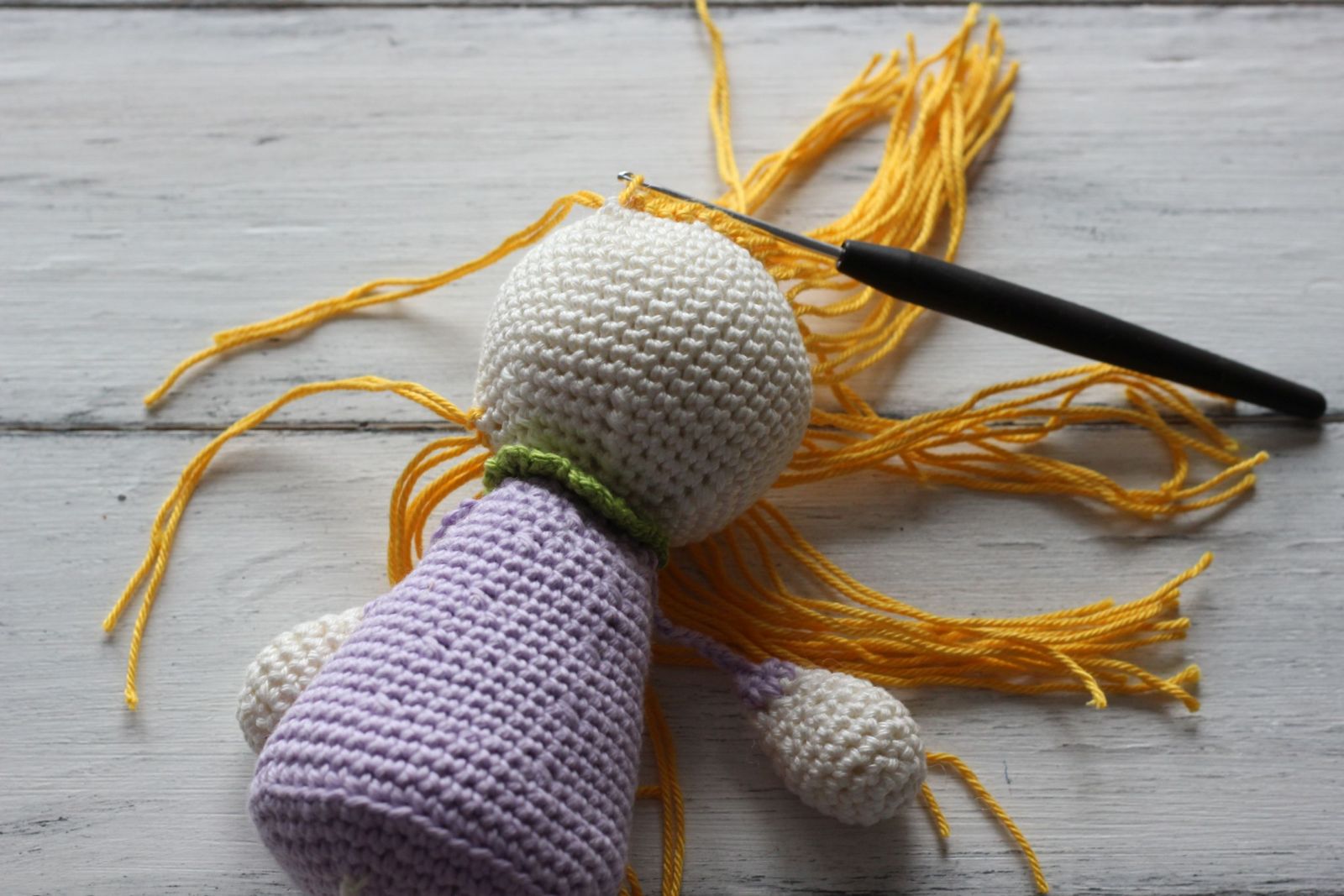 Blog content image for 'Free Crochet Pattern for Lavender Sachet Doll'