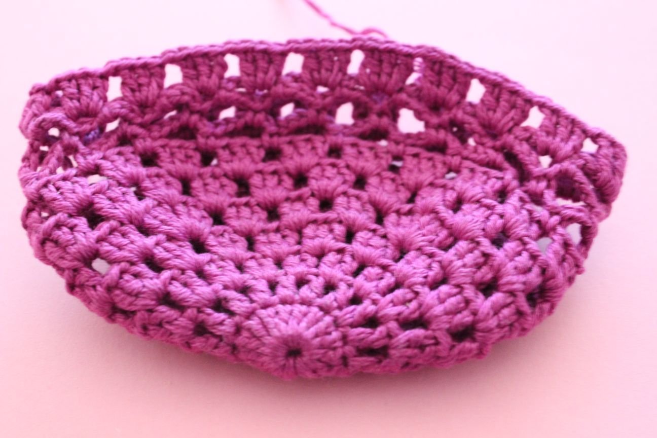 Blog content image for 'Free Crochet Pattern for Baby Hat Orchid'