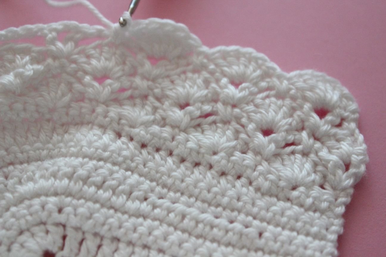 Blog-Inhaltsbild für 'Kostenlose Häkelanleitung für Muscheln Babymützchen'