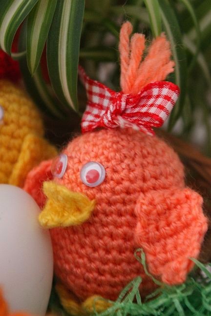 Blog-Inhaltsbild für 'Kostenlose Häkelanleitung. Küken.'