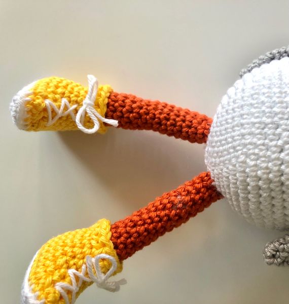 Blog-Inhaltsbild für 'Kostenlose Häkelanleitung Möwe Marvin'