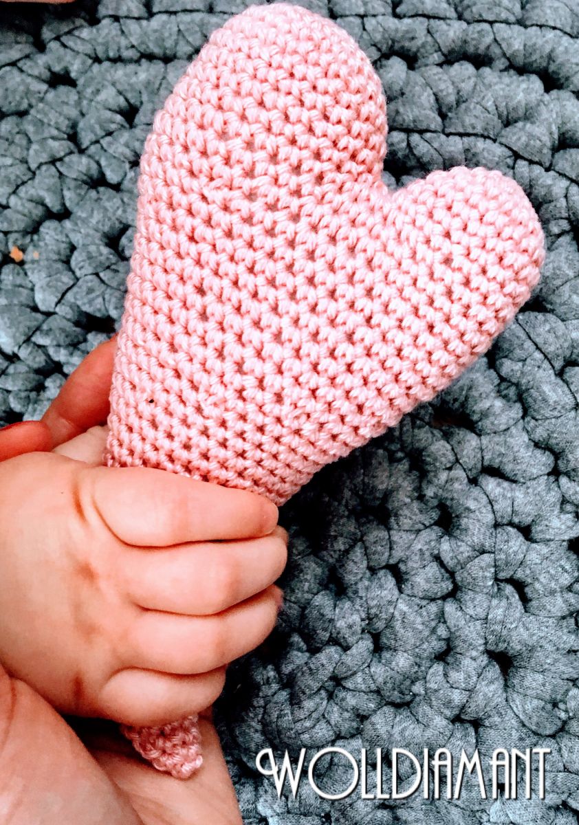 Blog-Inhaltsbild für 'Herz, kostenlose Häkelanleitung'