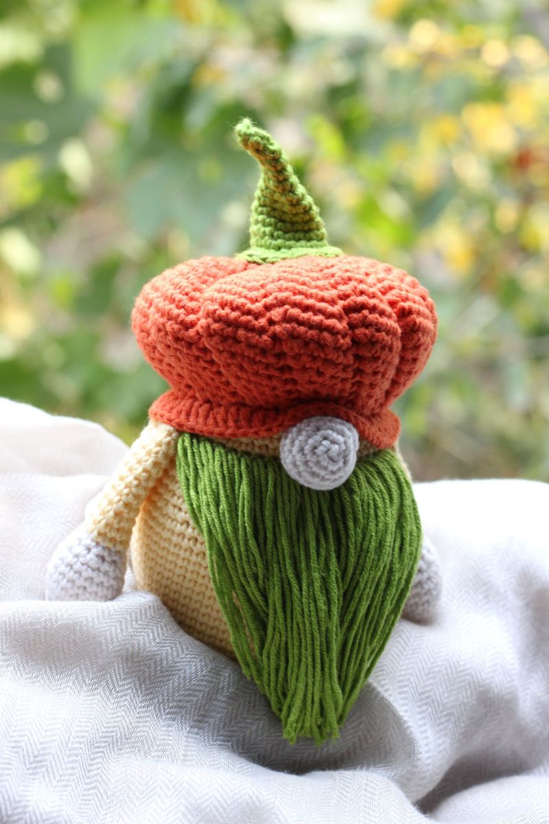 Blog content image for 'Pumpkin Gnome Free Crochet Pattern'