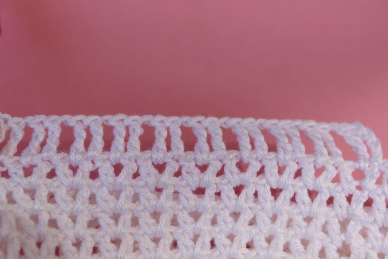 Blog content image for 'Free Crochet Pattern. V-Stitch Baby Hat'