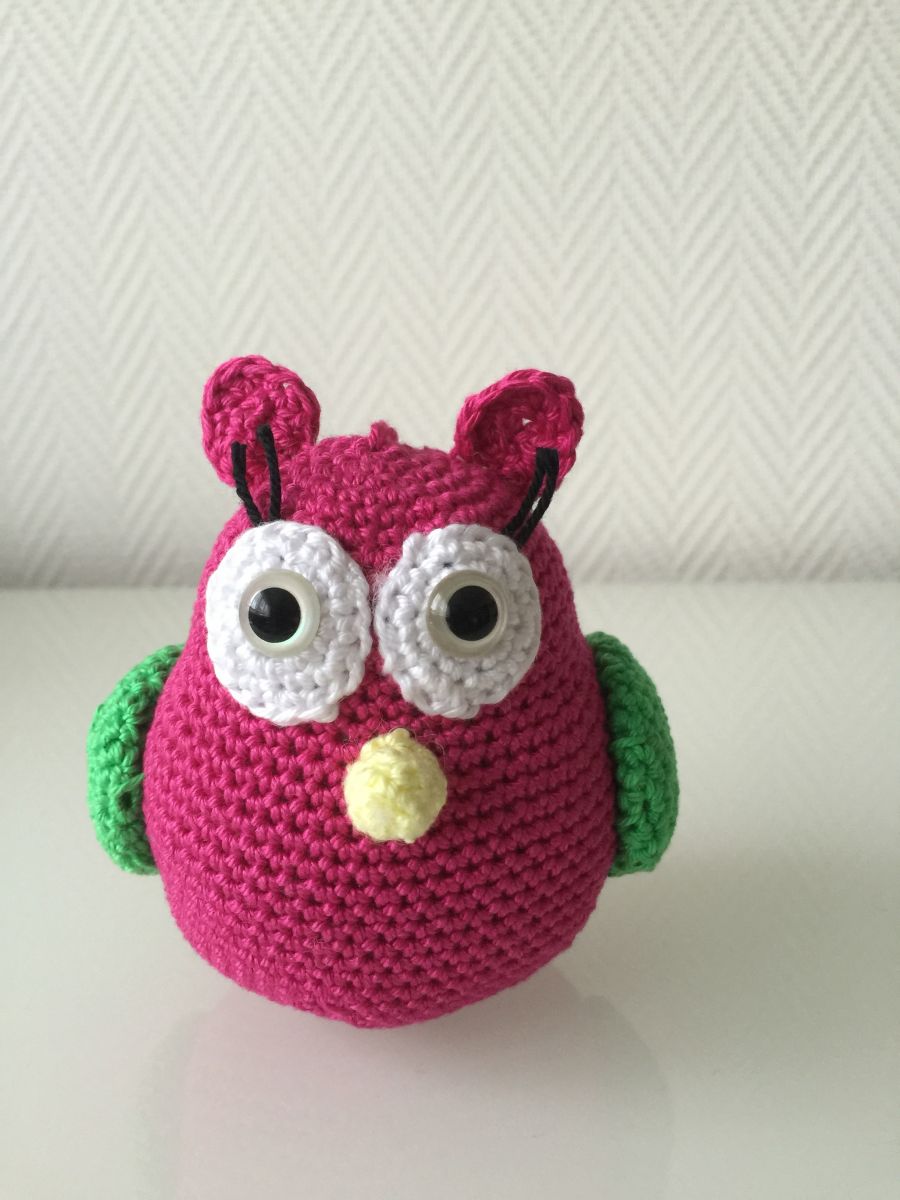 Blog-Inhaltsbild für 'Kostenlose Häkelanleitung Eule Rosi'