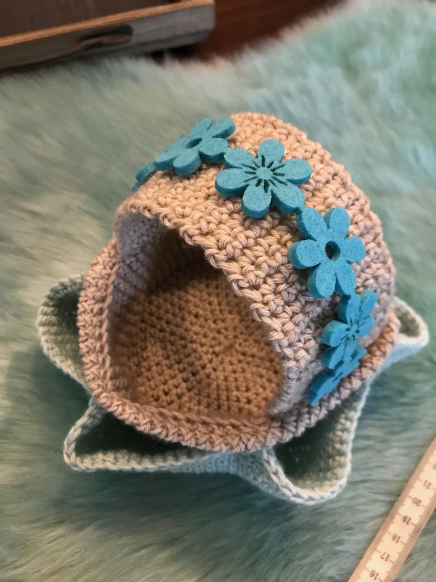 Blog-Inhaltsbild für 'Körbchen / Utensilo häkeln'