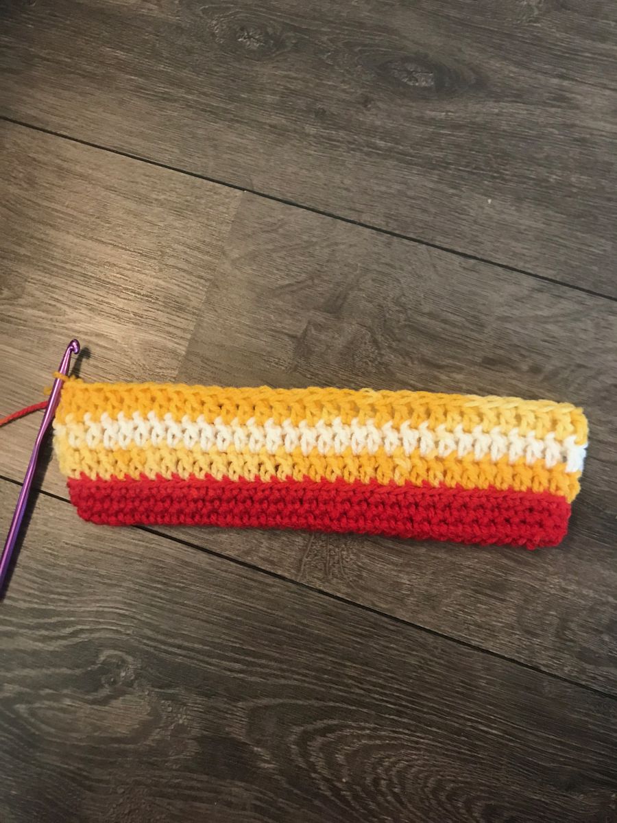 Blog-Inhaltsbild für 'Sunset Häkeltasche'