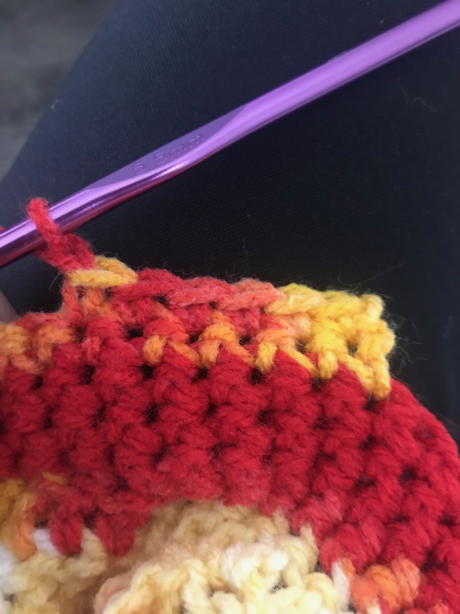 Blog-Inhaltsbild für 'Sunset Häkeltasche'