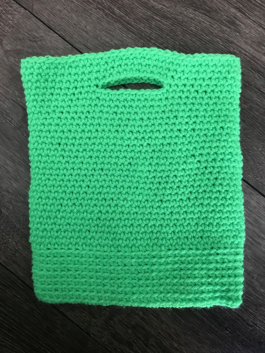 Blog-Inhaltsbild für 'Minitasche mit Froschapplikation in 3D Optik'