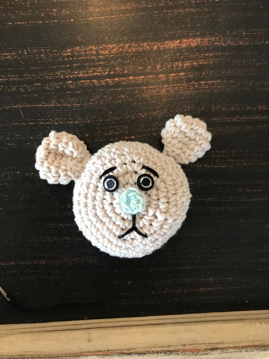 Blog-Inhaltsbild für 'Minitasche mit Bärapplikation in 3D Optik'