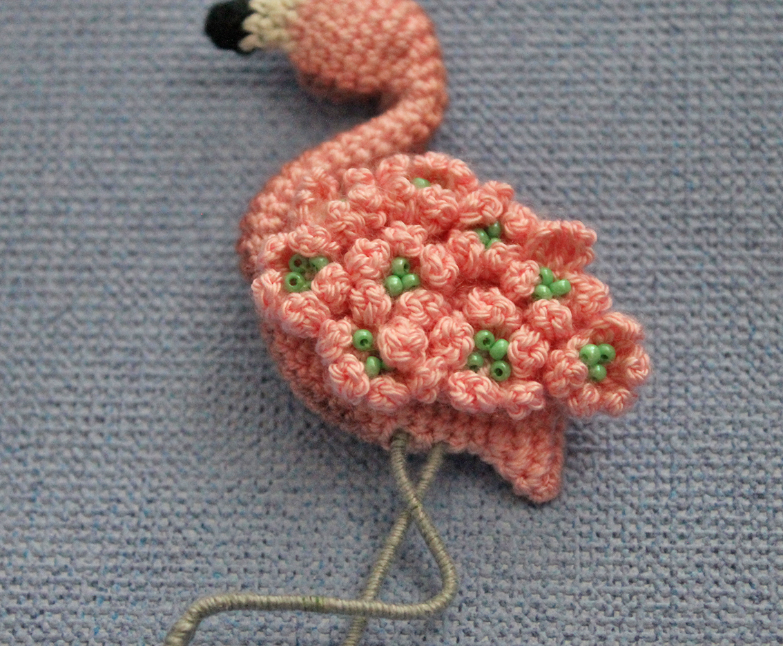 Blog content image for 'Flamingo Brooch'