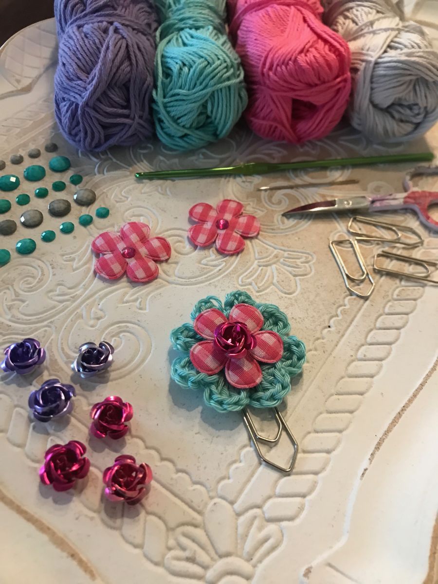 Blog-Inhaltsbild für 'Blüten Büroklammern'